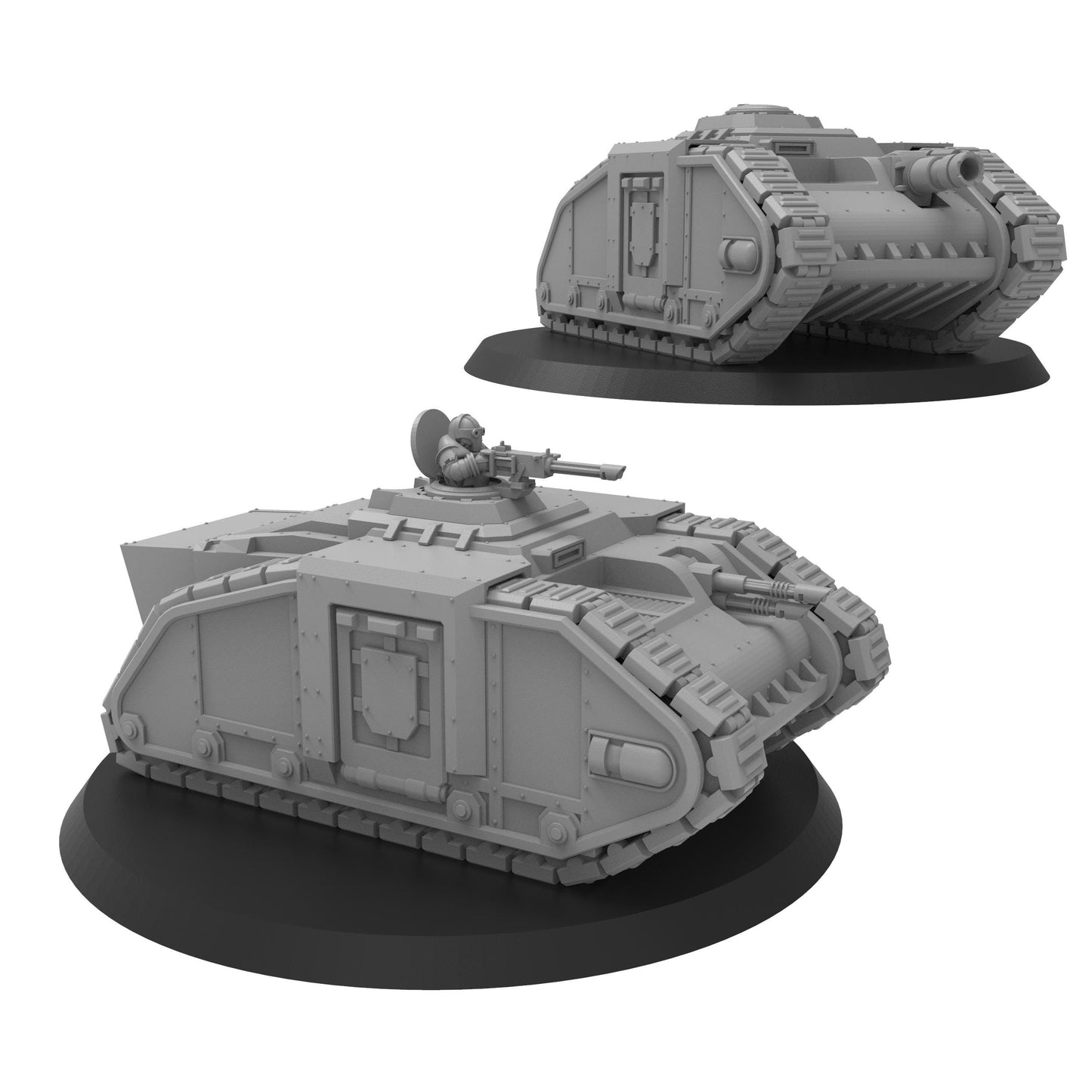 Smol Lunar Auxilia Wyrvosan Transport, 8mm Scale Monopose Sci-Fi warriors by ThatEvilOne, Miniature Sci-Fi Wargames Proxy