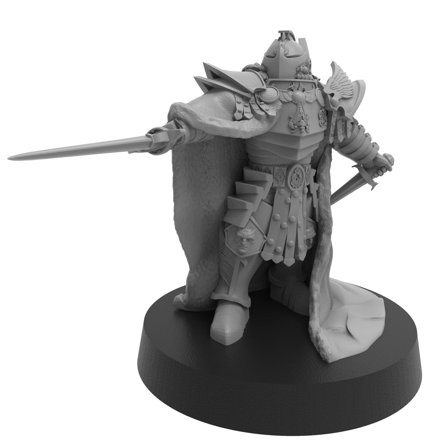 Smol Genewarrior Legion Master, 8mm scale monopose Sci-Fi Character Model by ThatEvilOne, Miniature Sci-Fi Wargames Proxy