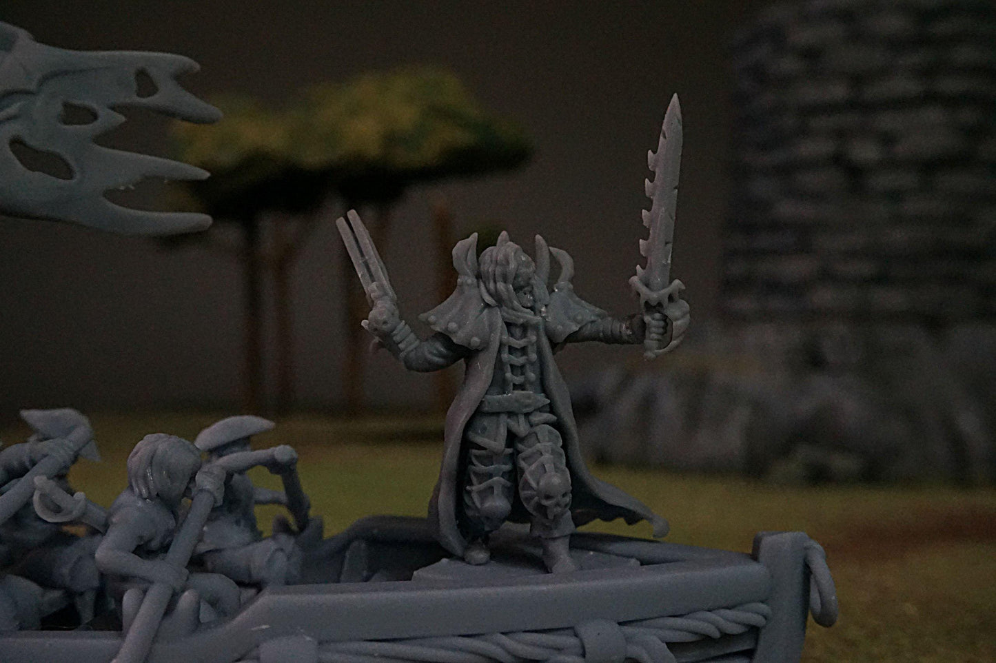 Pirate Rowboat, Modular Undead Swashbucklers by Landor Miniatures! Vampire Coast for Fantasy Wargames