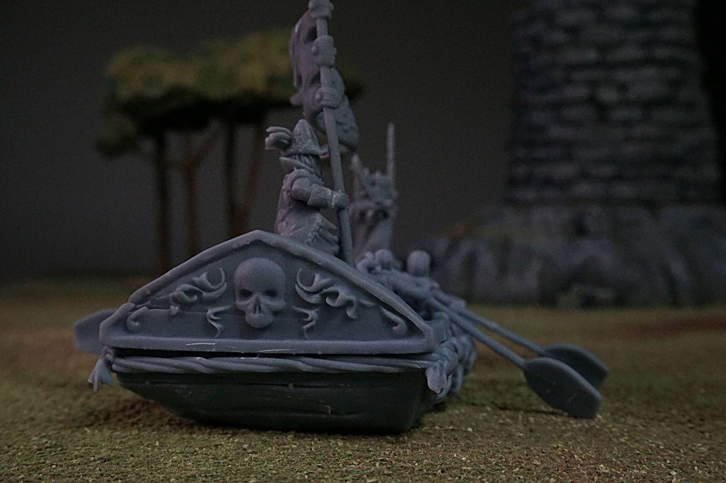 Pirate Rowboat, Modular Undead Swashbucklers by Landor Miniatures! Vampire Coast for Fantasy Wargames