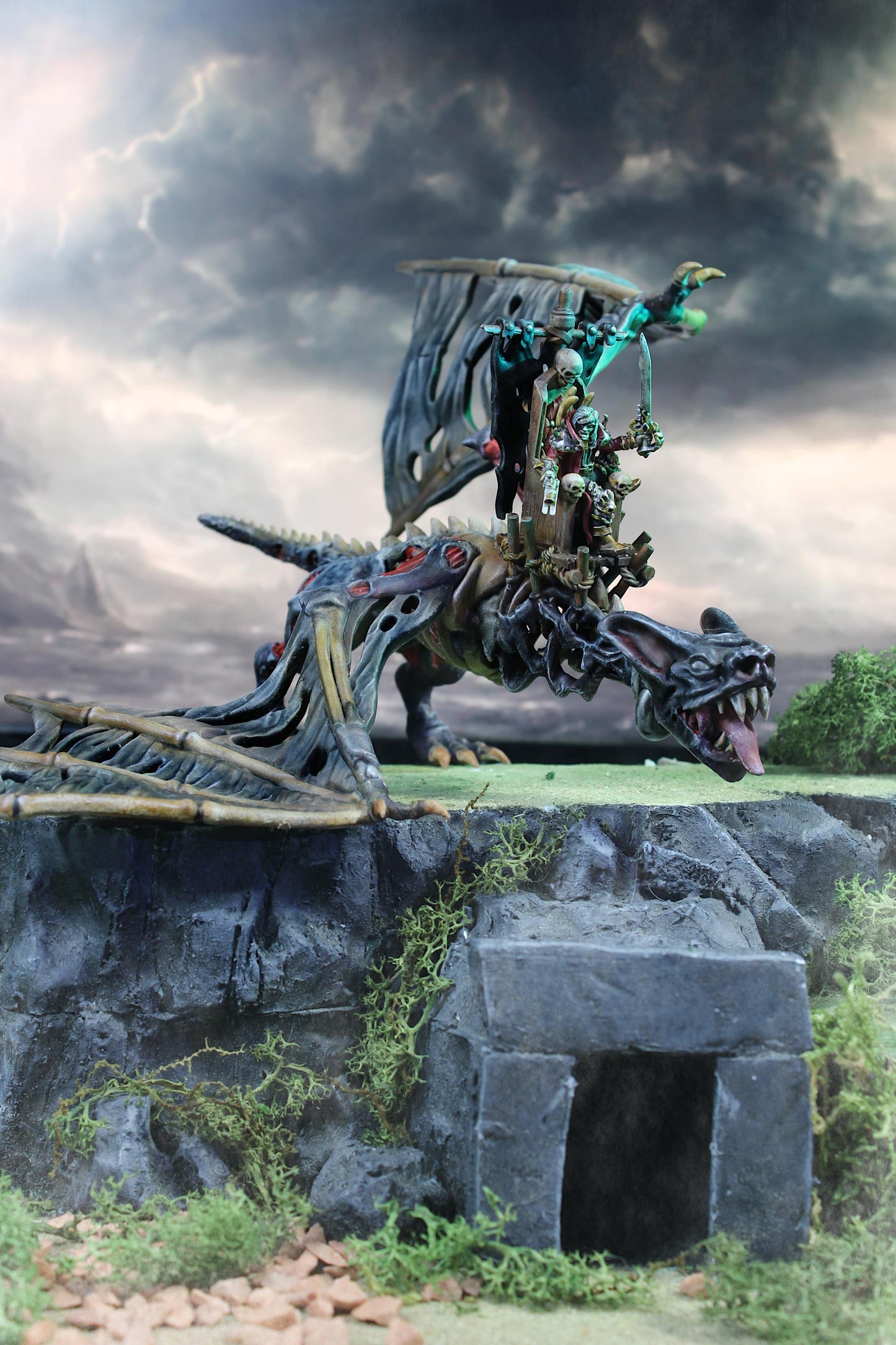 Grand Admiral on Dreadflight, Modular Undead Colossus by Landor Miniatures! Vampire Coast for Fantasy Wargames