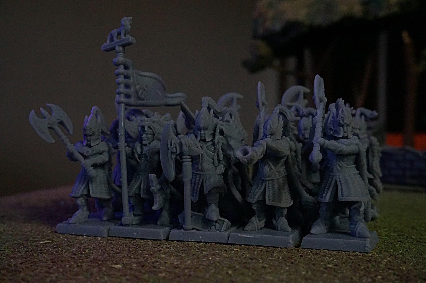 Elven Royal Guard, Modular High Elven miniatures by Landor Miniatures! High Elves for Fantasy Wargames