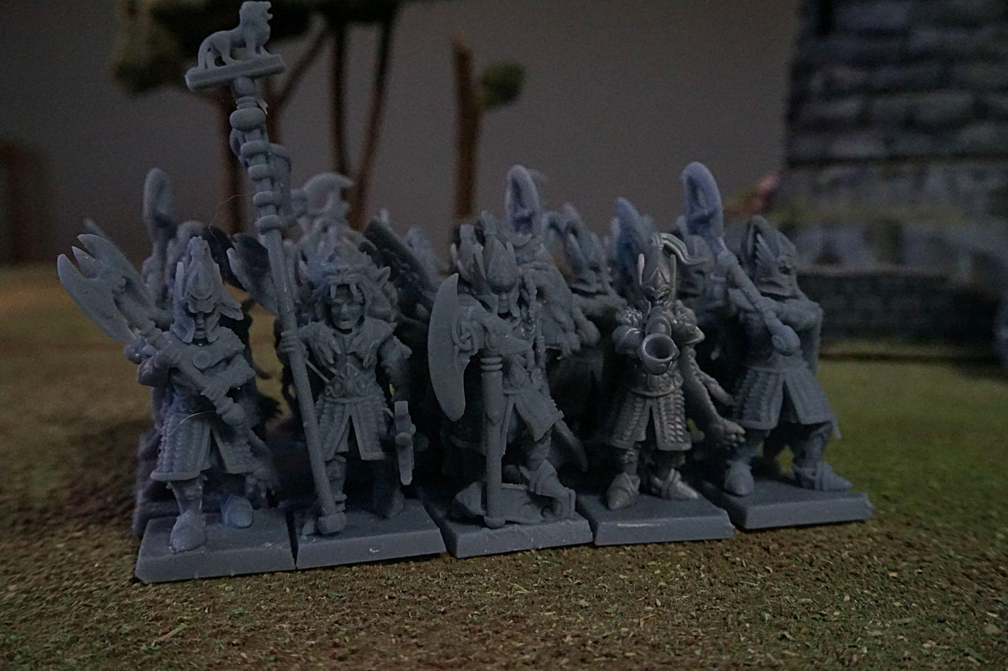 Elven Royal Guard, Modular High Elven miniatures by Landor Miniatures! High Elves for Fantasy Wargames