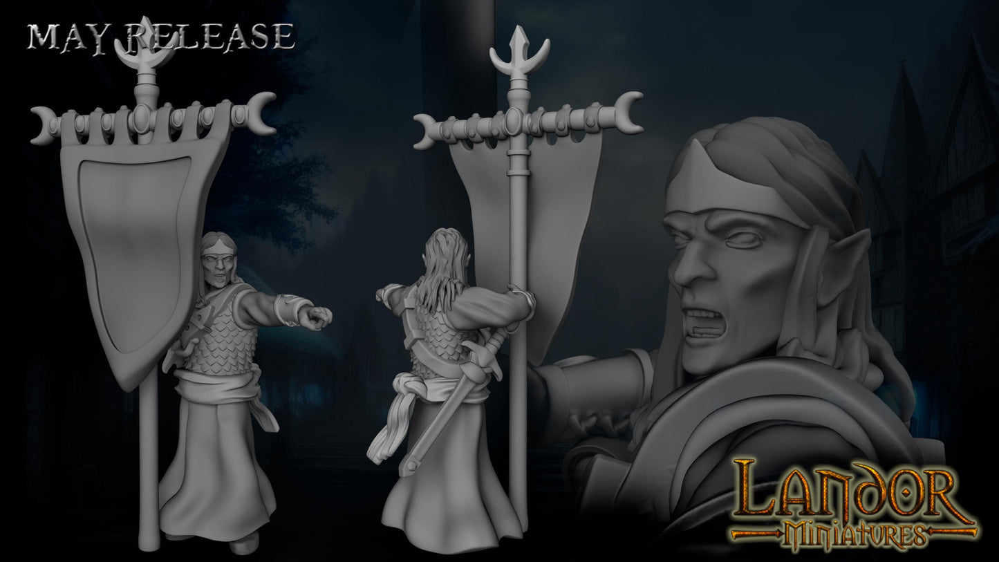 Elven archers, Modular High Elven miniatures by Landor Miniatures! High Elves for Fantasy Wargames