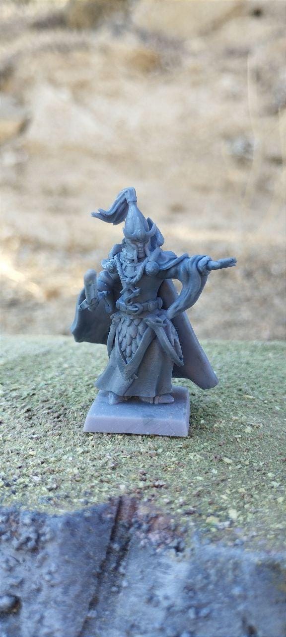 High Elf Sword Sorcerer, Modular High Elven miniatures by Landor Miniatures! High Elves for Fantasy Wargames