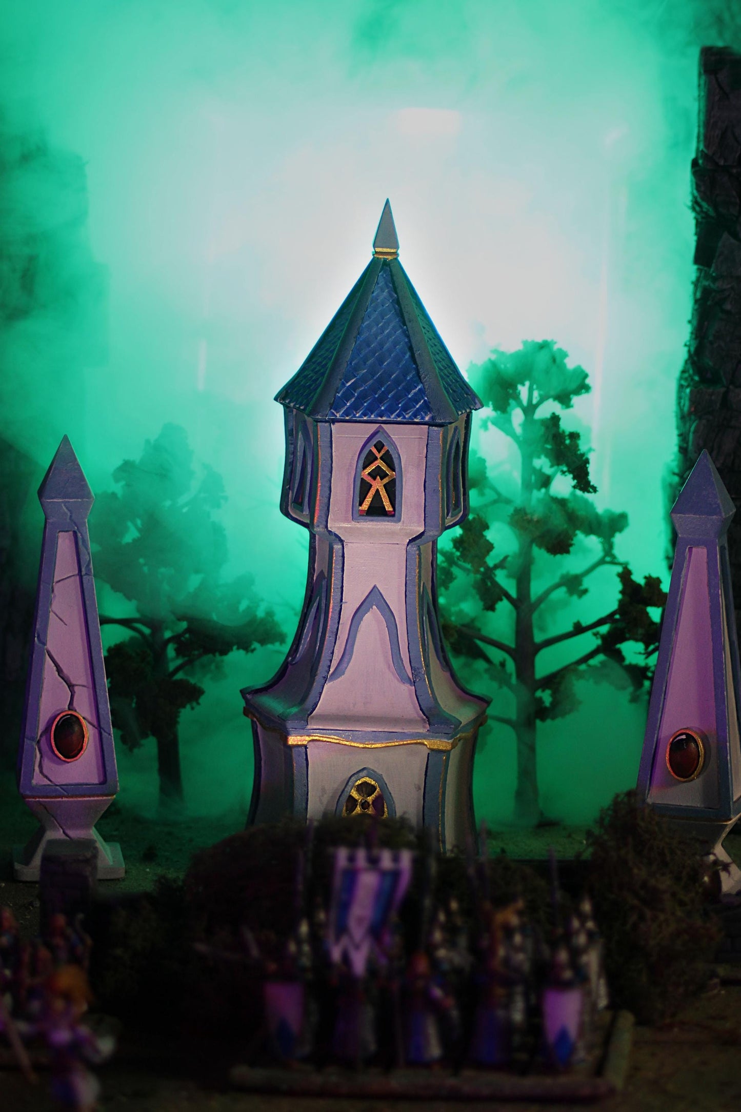 Elven Watchtower, Modular High Elven Terrain by Landor Miniatures! High Elves for Fantasy Wargames