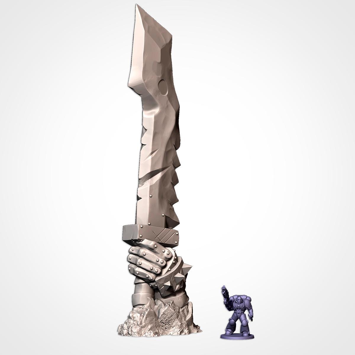 Modular ORCISH MONUMENTS Txarli Factor Terrain Monument Set, Perfect for Tabletop Wargames