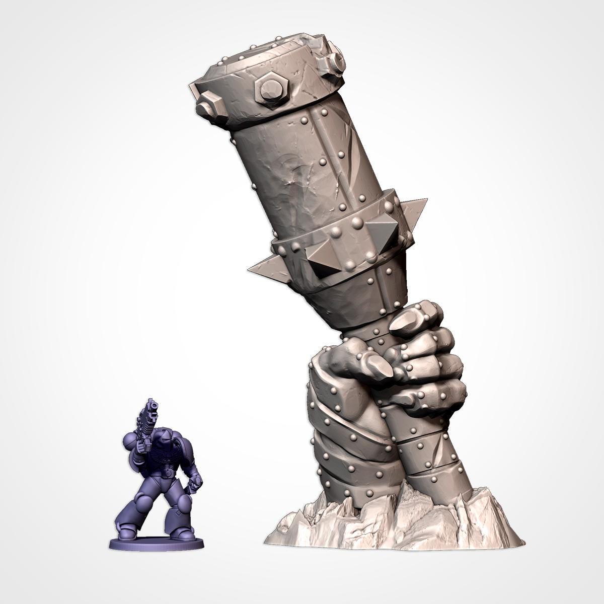 Modular ORCISH MONUMENTS Txarli Factor Terrain Monument Set, Perfect for Tabletop Wargames