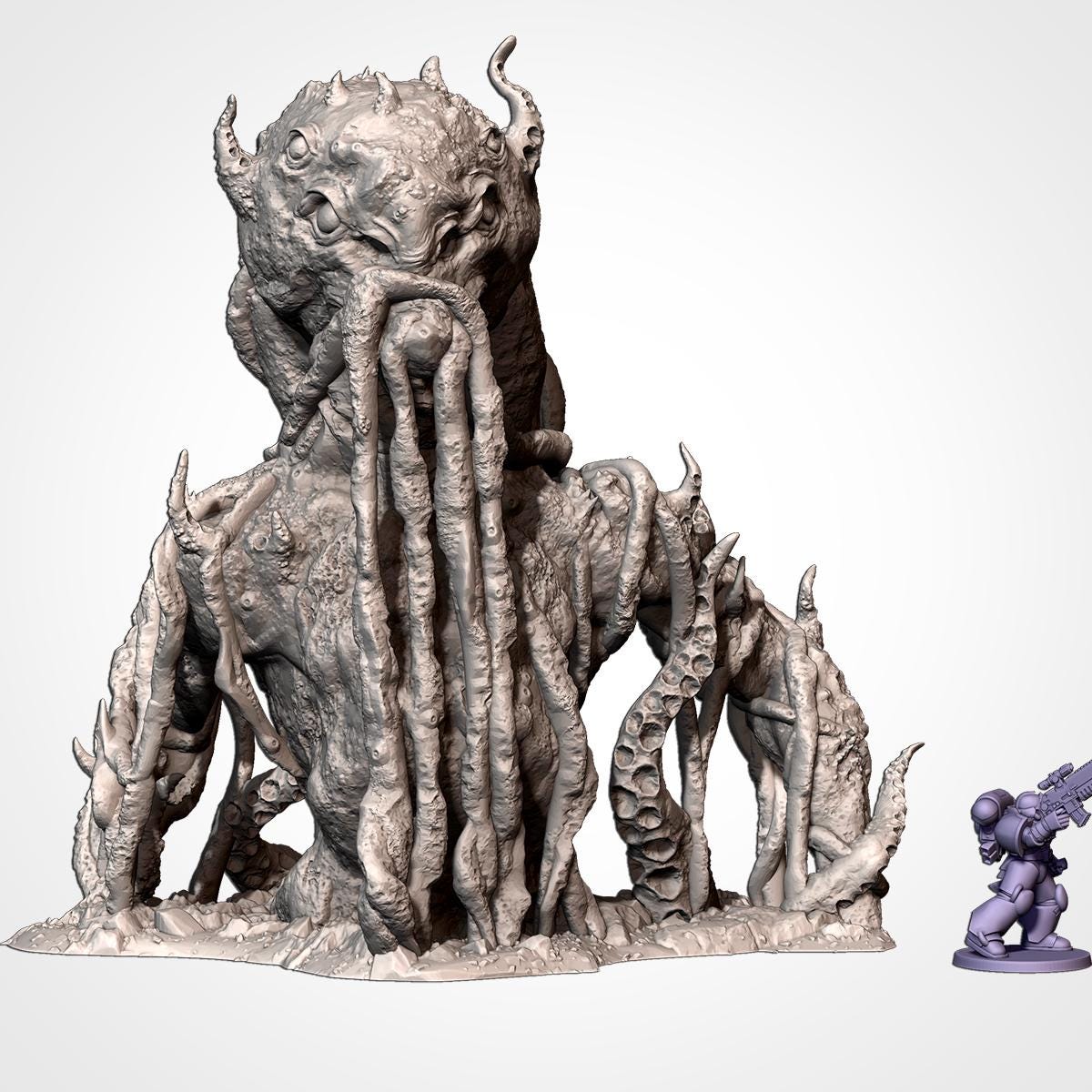 Modular HELLISH TERRAIN Txarli Factory Infected Tyranid Building Terrain Cityscape Set, Perfect for Tabletop Wargames