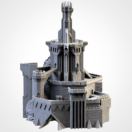 Modular DARK FORTRESS by Txarli Factory Fantasy Terrain Ruined Castle Set, Perfect for Tabletop Wargames