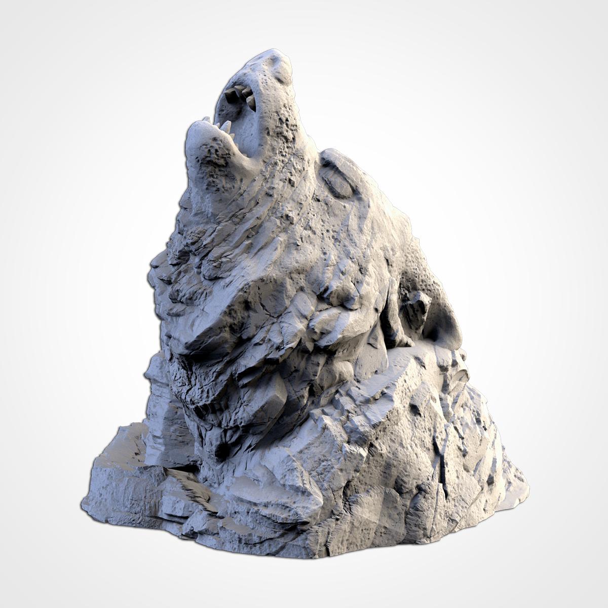 ANIMAL ROCKS Modular Wargaming Hill Terrain by Txarli Factory for Tabletop Wargames