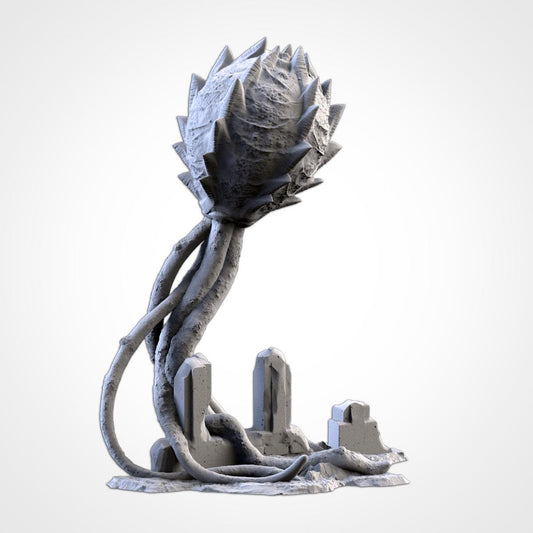 Modular SPORES Txarli Factory Infected Tyranid Building Terrain Cityscape Set, Perfect for Tabletop Wargames