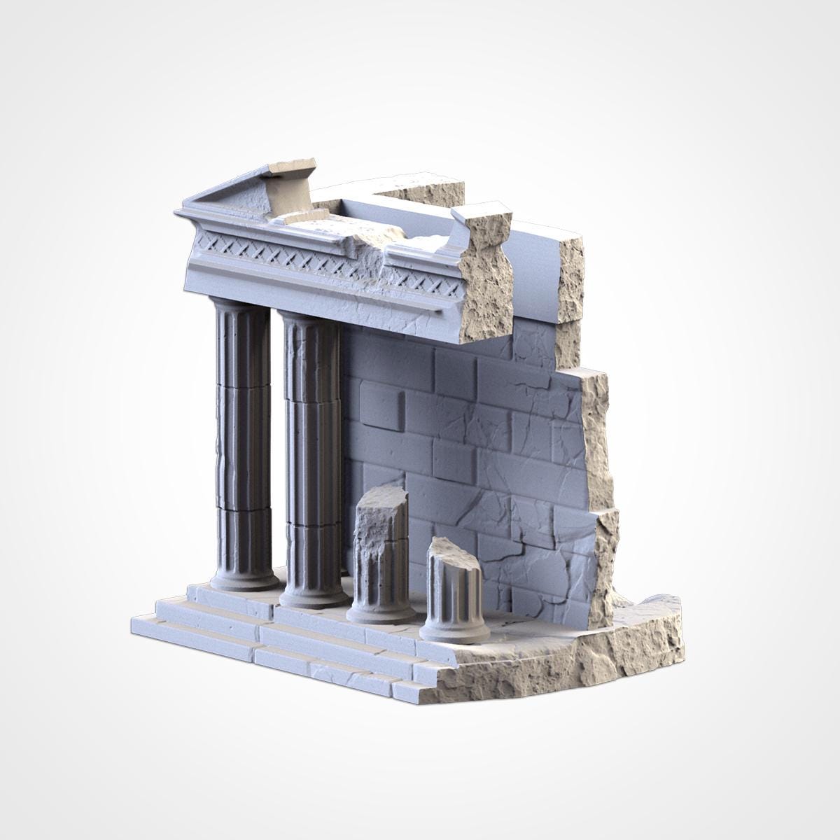 CLASSIC TEMPLES Modular Wargaming Ancient World Terrain by Txarli Factory for Tabletop Wargames