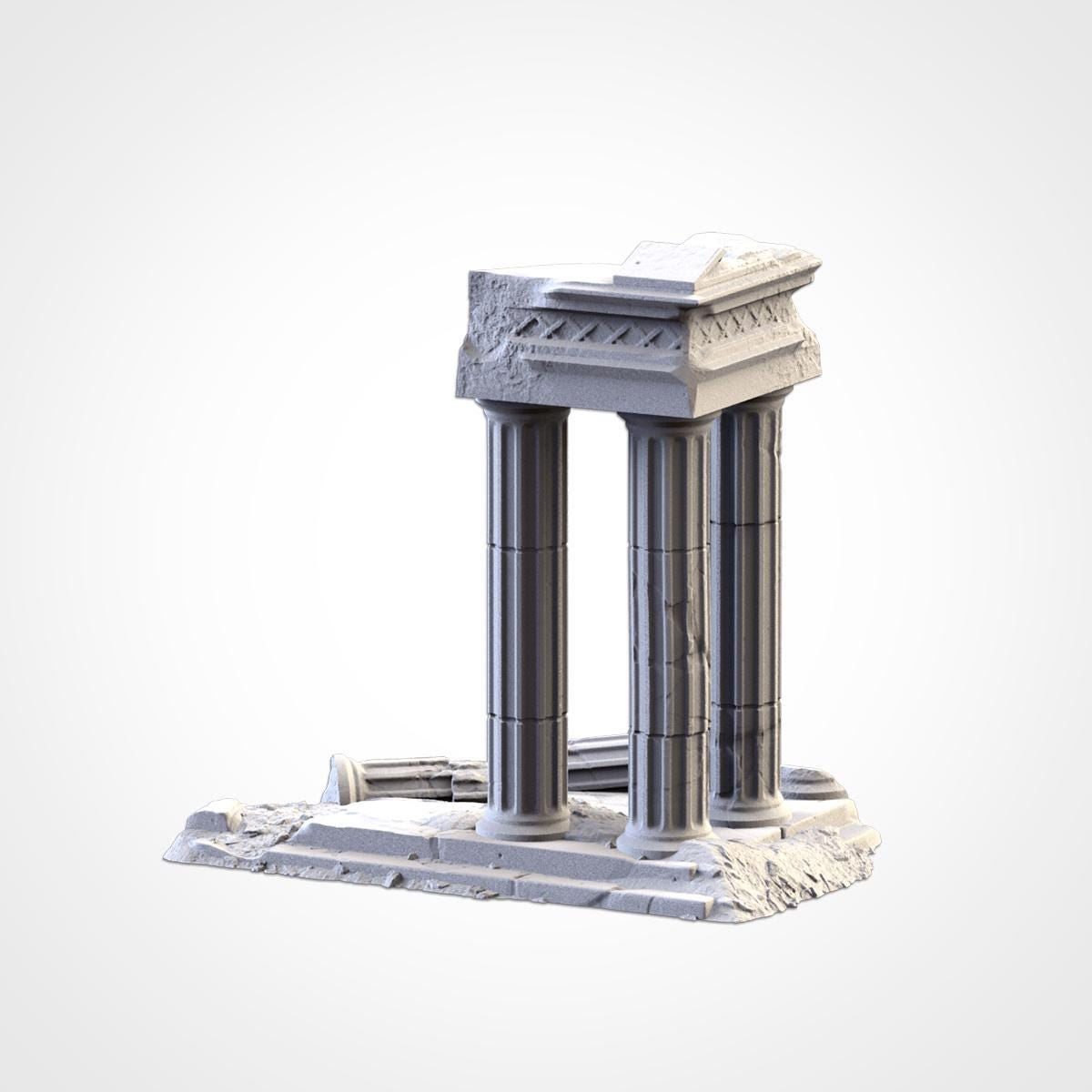 CLASSIC TEMPLES Modular Wargaming Ancient World Terrain by Txarli Factory for Tabletop Wargames