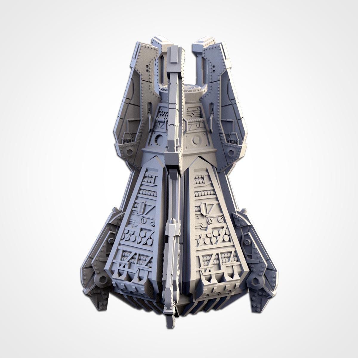 Modular LANDING CAPSULES Txarli Factory Sci-Fi modular Wreckage Set, Perfect for Tabletop Wargames