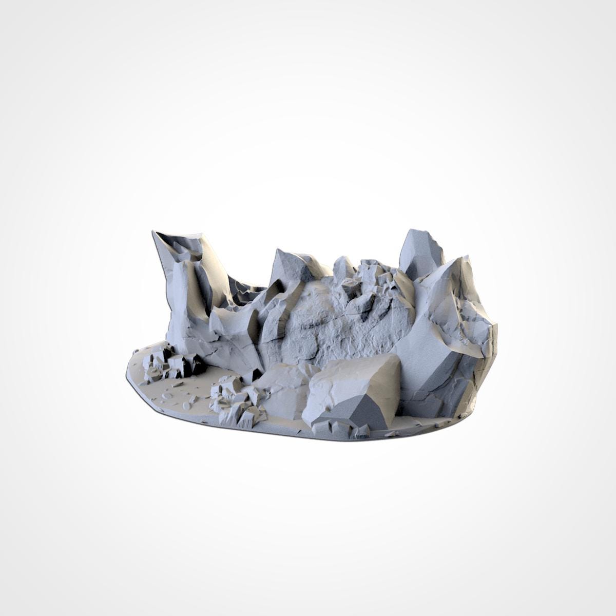 ROCKY TERRAIN Modular Wargaming Scatter Terrain by Txarli Factory for Tabletop Wargames