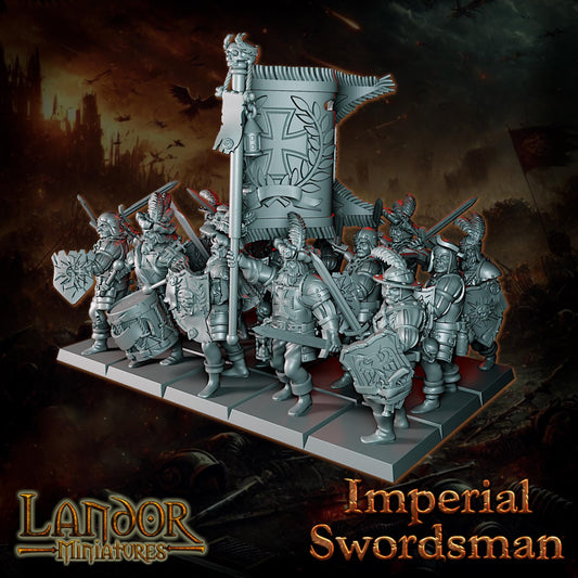Imperial Swordsmen, Modular Landsknecht Empire miniatures by Landor Miniatures! Empire for Fantasy Wargames