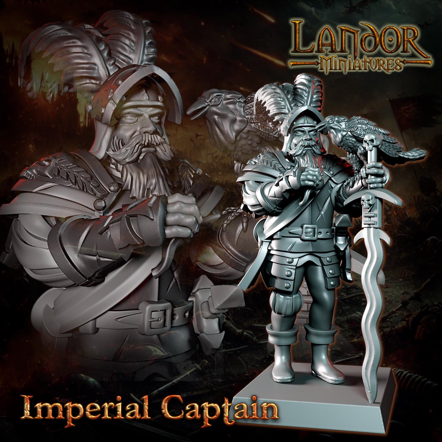Imperial Starter Box, Modular Landsknecht Empire Starter Army Set by Landor Miniatures! Empire for Fantasy Wargames.