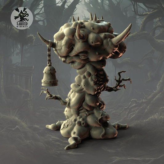 Plague Tree , Chaotic Plagued Terrain Sculpted by Tainted Windmill for Wargames set in the Grimdark Future