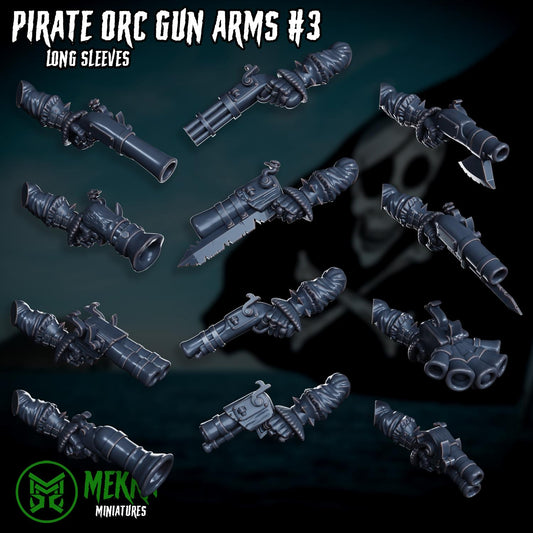 Modular Pirate Orks! Space-Faring Orkish Menace Sculpted by Mekka Miniatures, Grimdark Compatible, Scaled for Sci-Fi Miniature Wargames