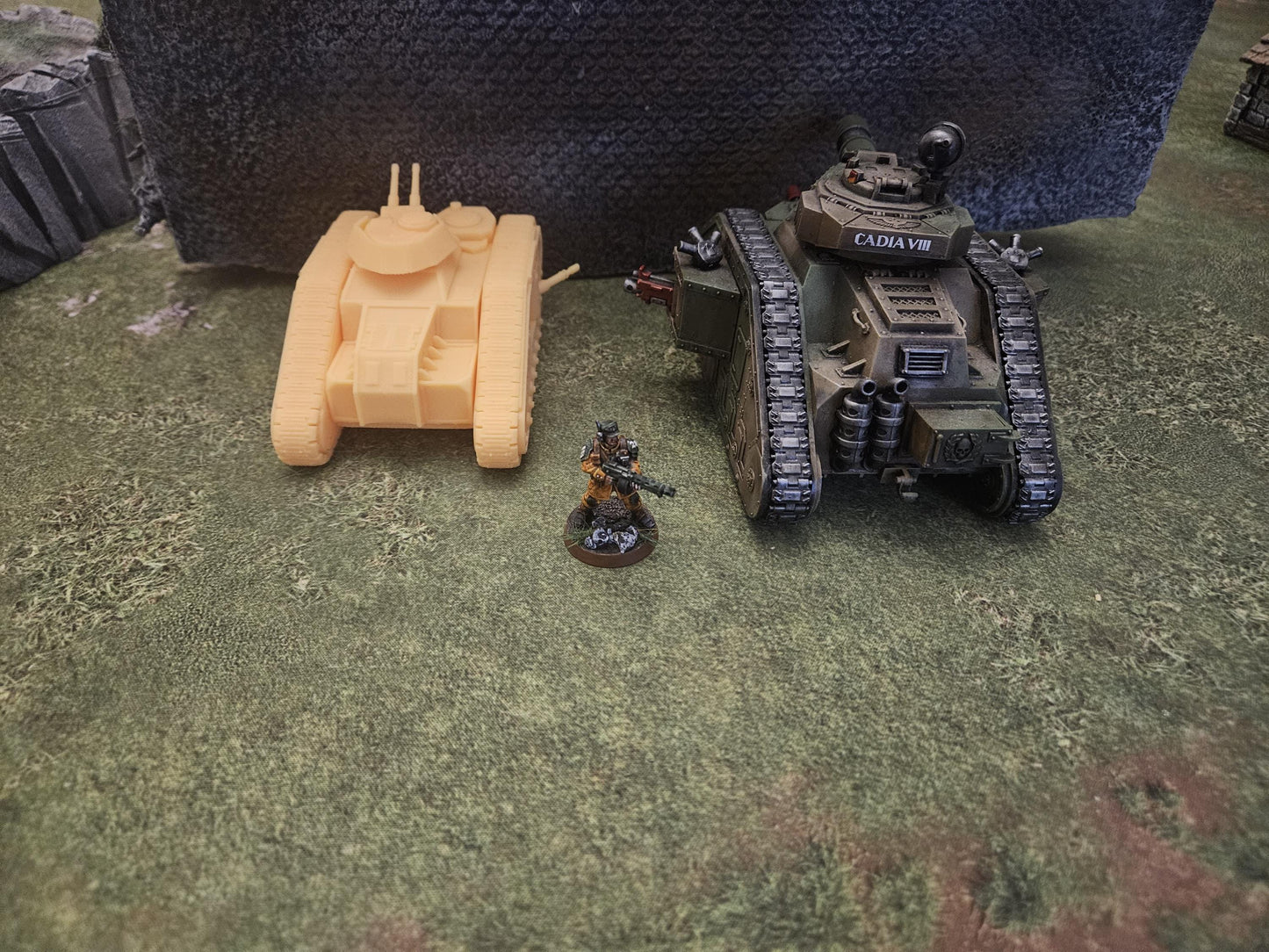 Squalo Light Tank Modular Sci-Fi Vehicle by ThatEvilOne, Sci-fi Wargames Proxy, Imperial Auxillia Army, Super Light Tank