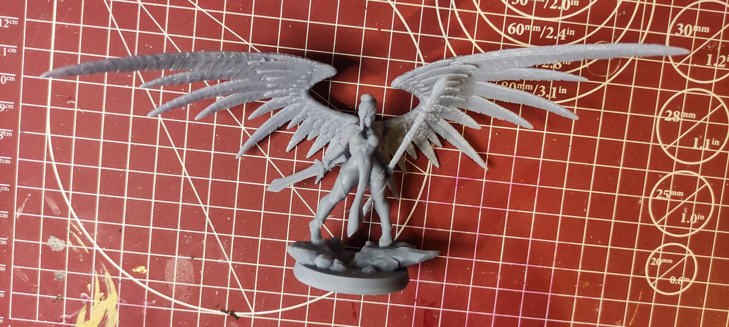 Oriash, Angelic Heroic Miniature for Tabletop Roleplaying games by Codex Universalis
