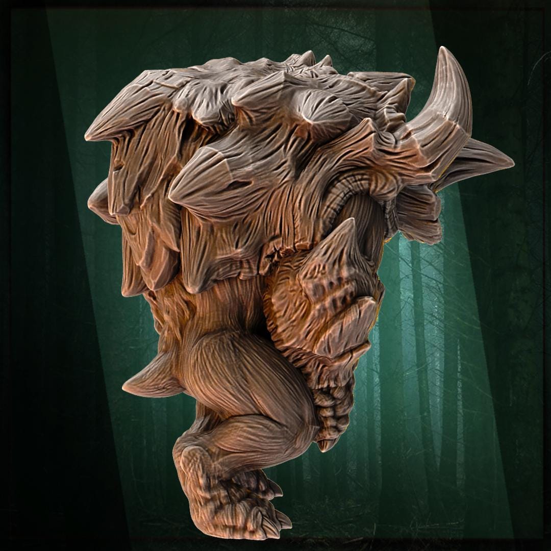 Mistwood hunter, Forest Beast Miniature for Tabletop Roleplaying games by Codex Universalis