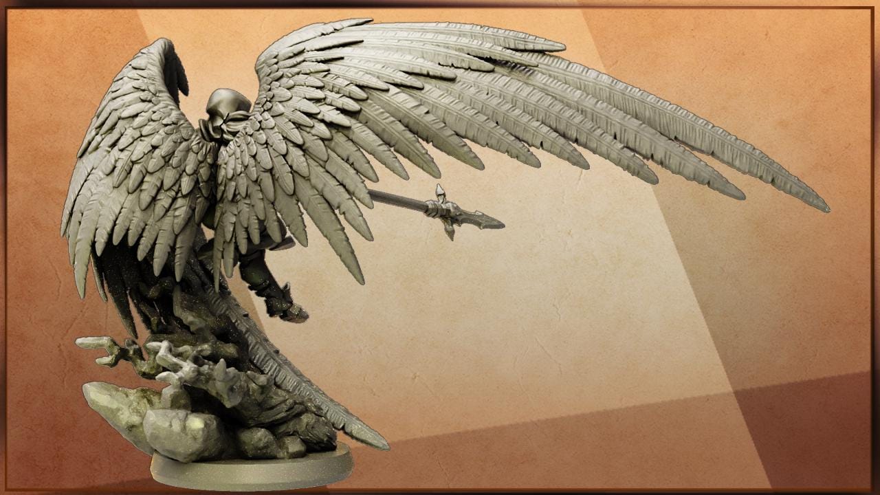 Sor Ariadna, Angelic Heroic Miniature for Tabletop Roleplaying games by Codex Universalis