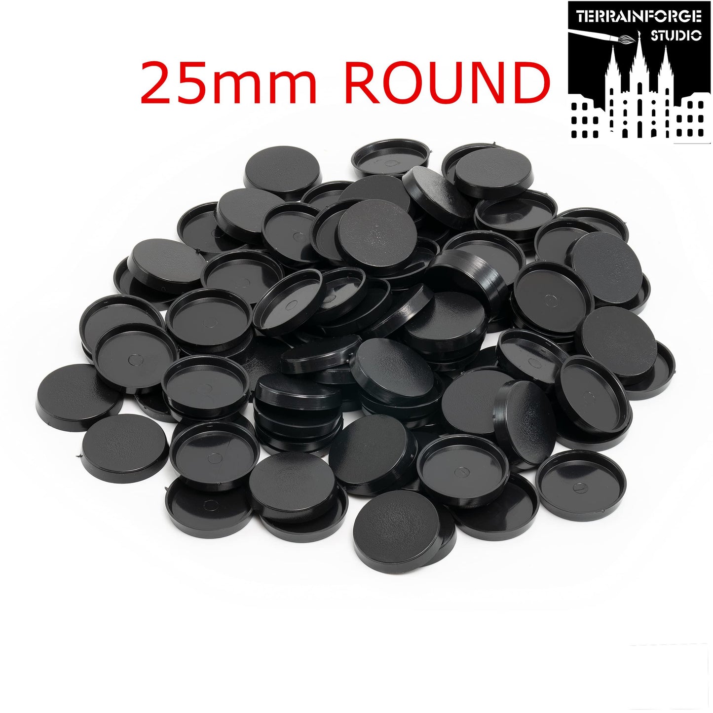 Plain Round Bases for use in Tabletop Wargames