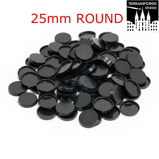 Plain Round Bases for use in Tabletop Wargames