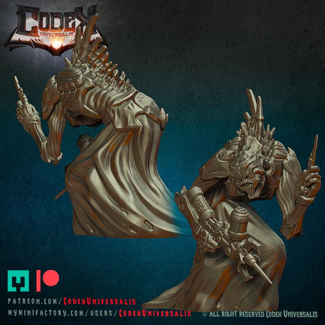 Dark Laboratory Workers, Demonic Minion Miniature for Tabletop Roleplaying games by Codex Universalis