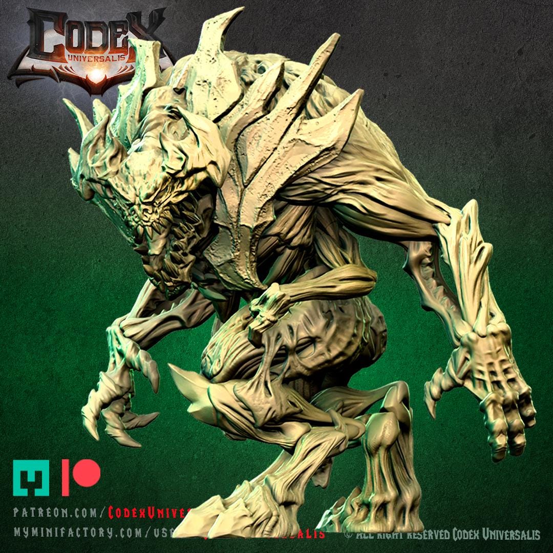 K'holnarox, Heroic Forest Spirit Miniature for Tabletop Roleplaying games by Codex Universalis