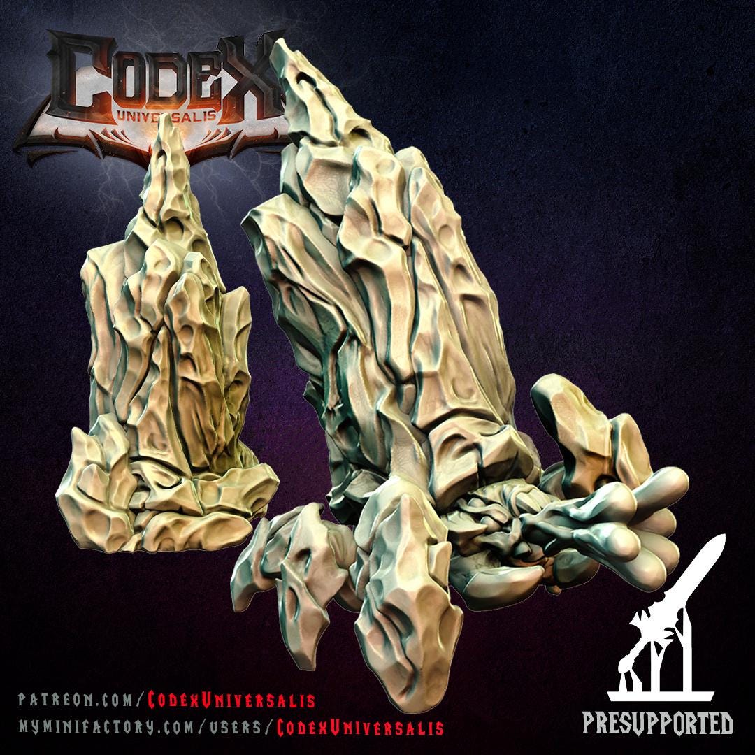 Rock Spider Pack, Crystal Spider Monsters for Tabletop Roleplaying games by Codex Universalis