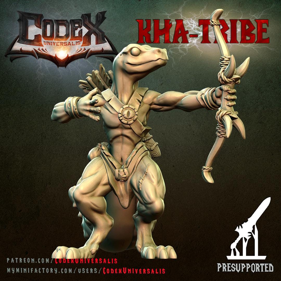 Geko Lizardmen, Skirmishing Lizardmen for Tabletop Roleplaying games by Codex Universalis