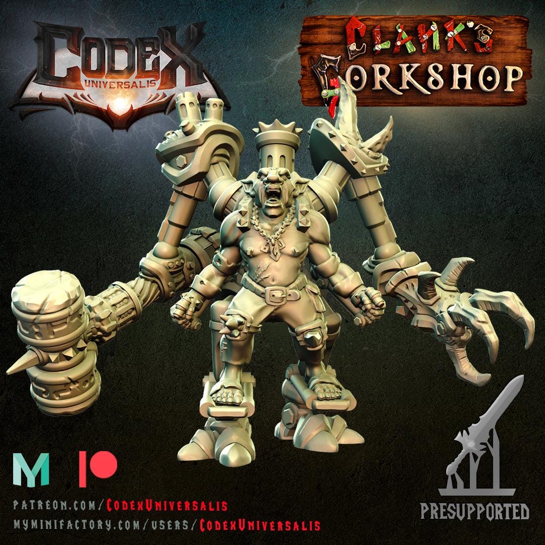 Mech Grynk - Hobgoblin Tinkerer, Hobgoblin Hero for Tabletop Roleplaying games by Codex Universalis