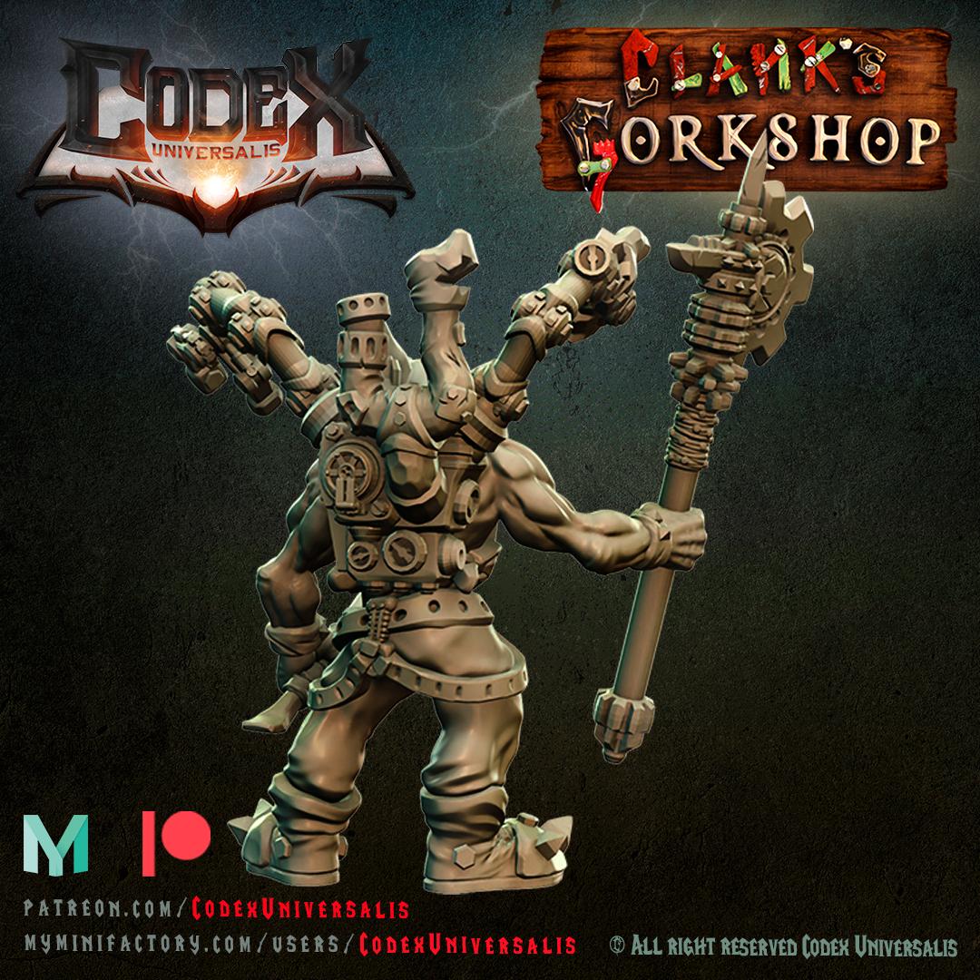Tinkerer Clank with Techpack - Hobgoblin Hero for Tabletop Roleplaying games by Codex Universalis