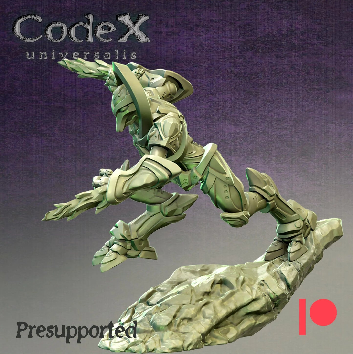 Starforged Warriors, Sci-fi Miniatures for Tabletop Roleplaying games by Codex Universalis