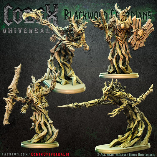 Oaklaw Treefolk, Forest Spirit Miniatures for Tabletop Roleplaying games by Codex Universalis