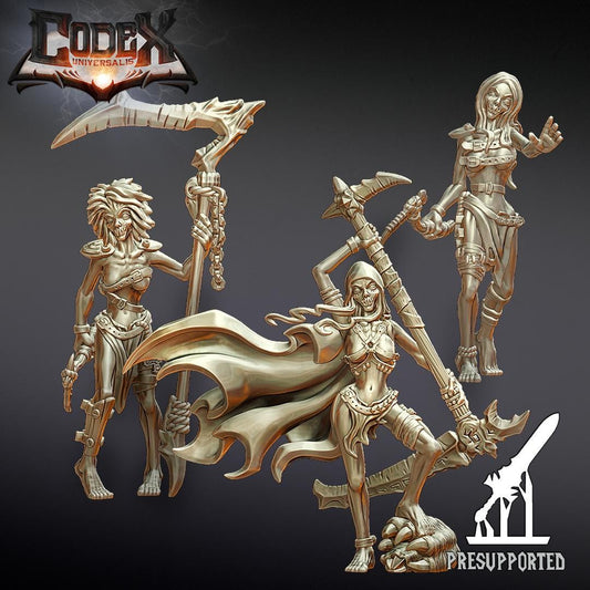 Kharnaxa Followers, Undead Miniatures for Tabletop Roleplaying games by Codex Universalis