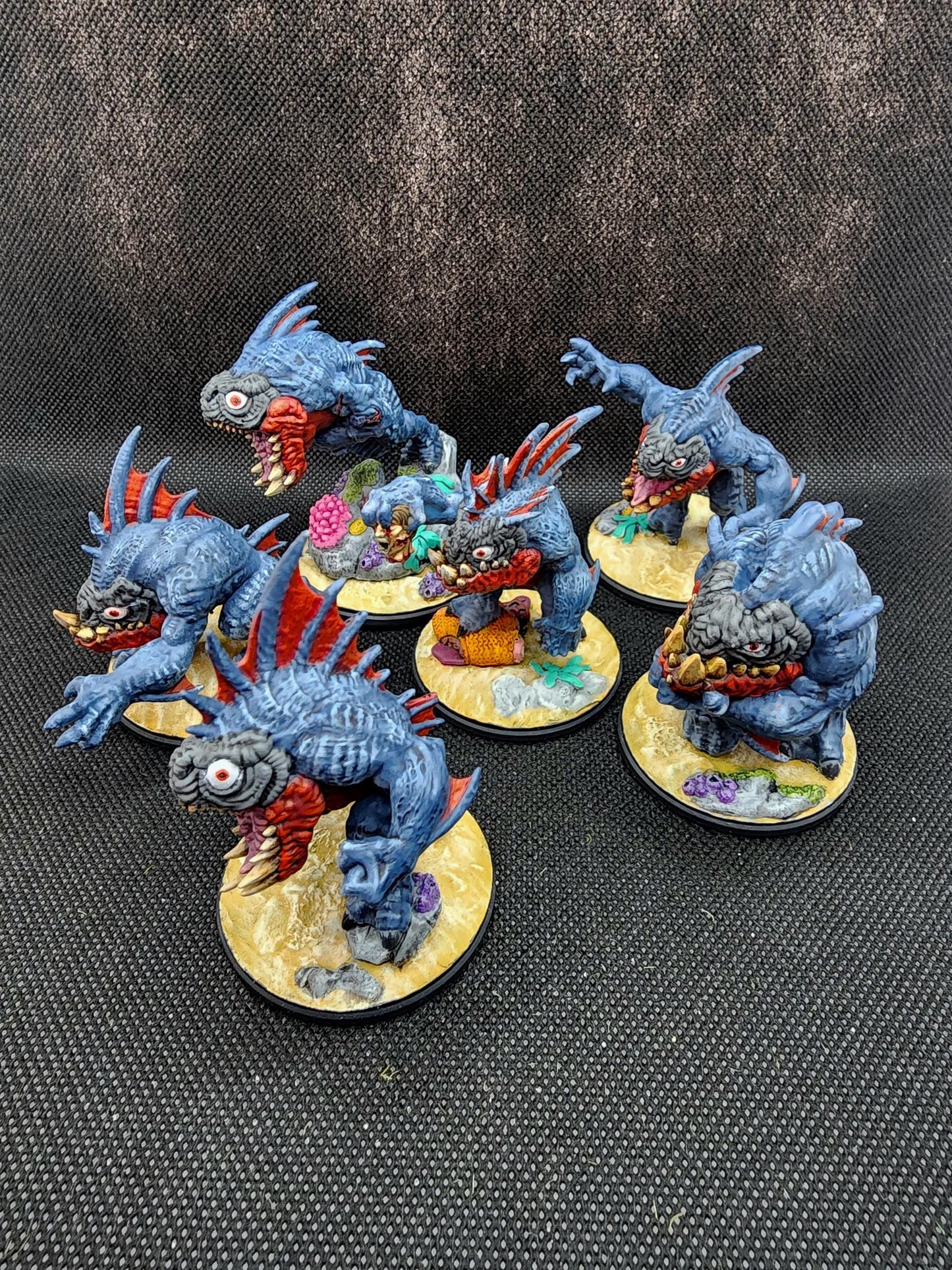 Land Piranhas, Savage Fishfolk Miniatures for Tabletop Roleplaying games by Codex Universalis