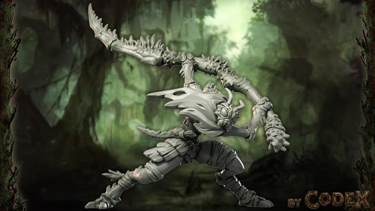 Zikek the quick, Bug People Miniatures for Tabletop Roleplaying games by Codex Universalis