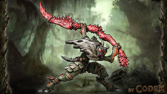 Zikek the quick, Bug People Miniatures for Tabletop Roleplaying games by Codex Universalis