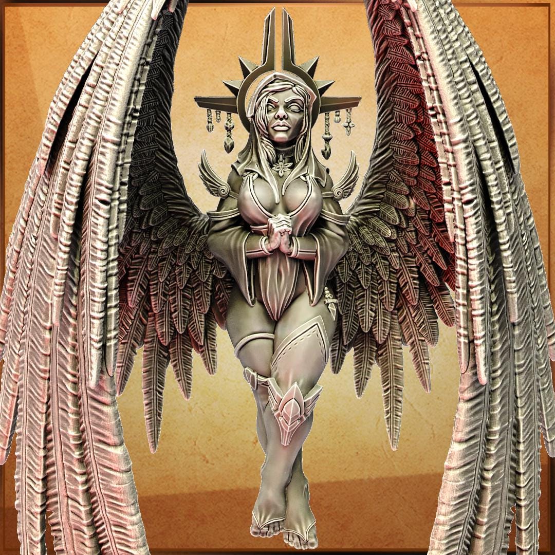 Custodian Angels, Angelic Heroic Miniatures for Tabletop Roleplaying games by Codex Universalis