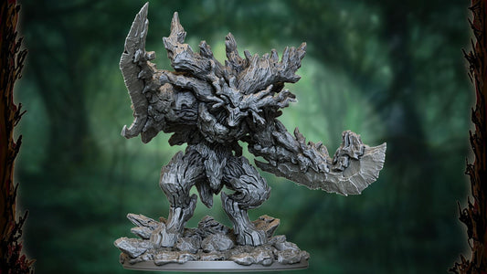 Darkarat, cinder soul, Heroic Forest Spirit Miniature for Tabletop Roleplaying games by Codex Universalis