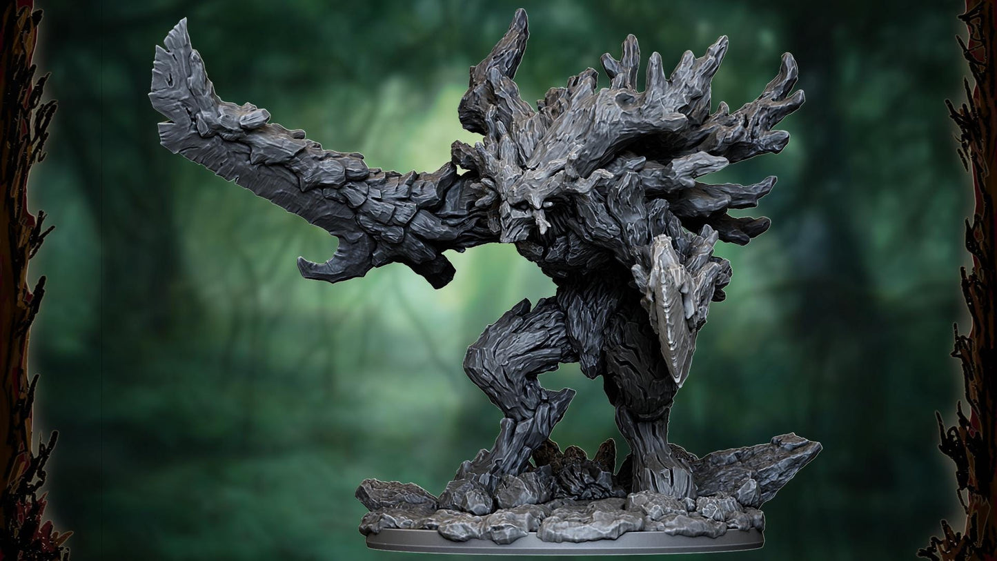 Darkarat, cinder soul, Heroic Forest Spirit Miniature for Tabletop Roleplaying games by Codex Universalis
