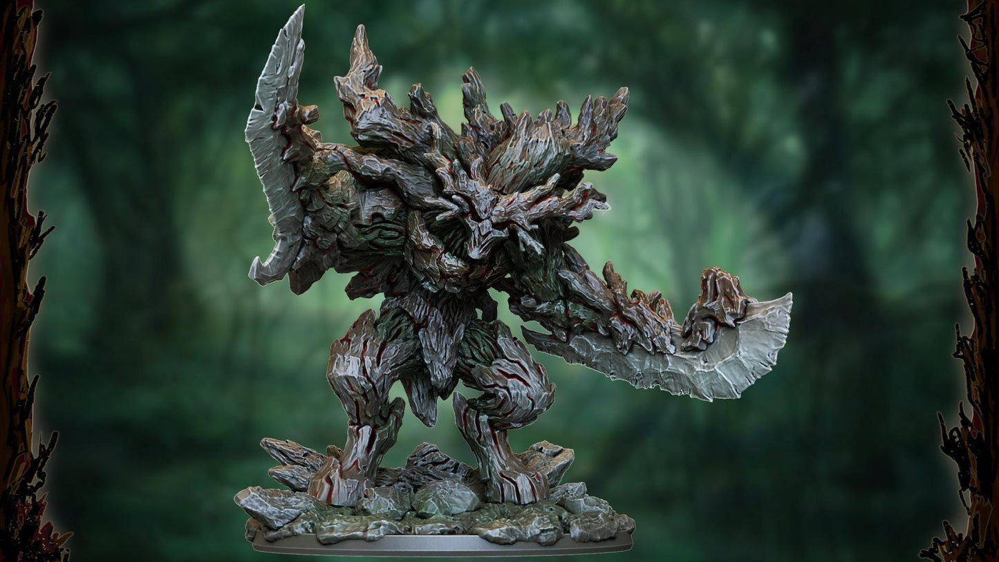 Darkarat, cinder soul, Heroic Forest Spirit Miniature for Tabletop Roleplaying games by Codex Universalis