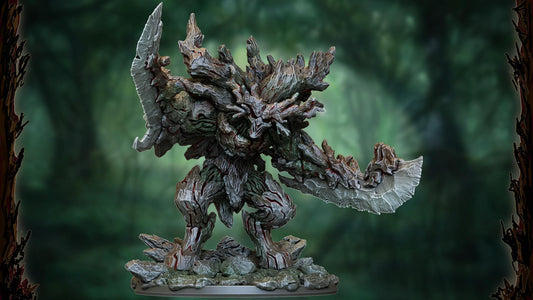 Darkarat, cinder soul, Heroic Forest Spirit Miniature for Tabletop Roleplaying games by Codex Universalis