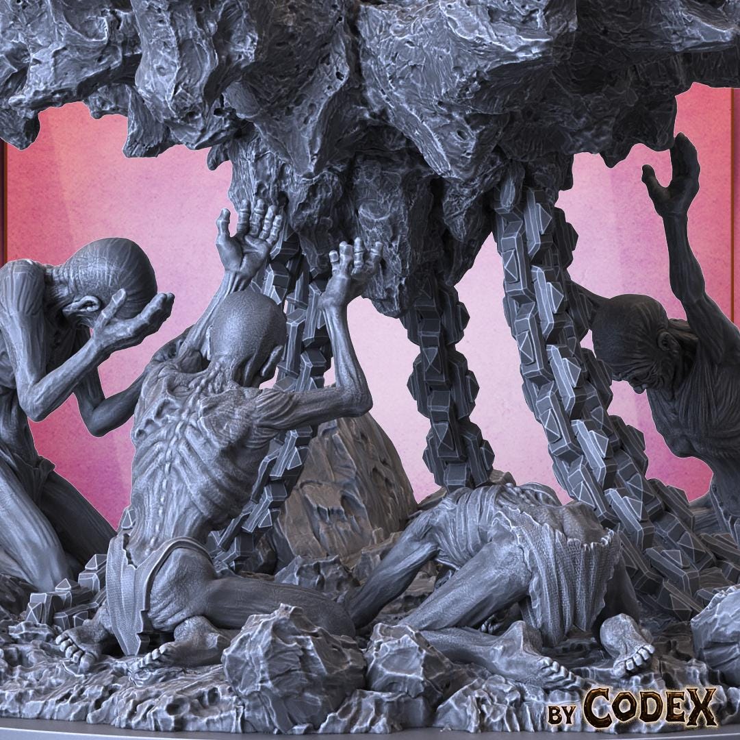 Ar'Iketh, Demoness Seer, Demonic Heroic Lady for Tabletop Roleplaying games by Codex Universalis