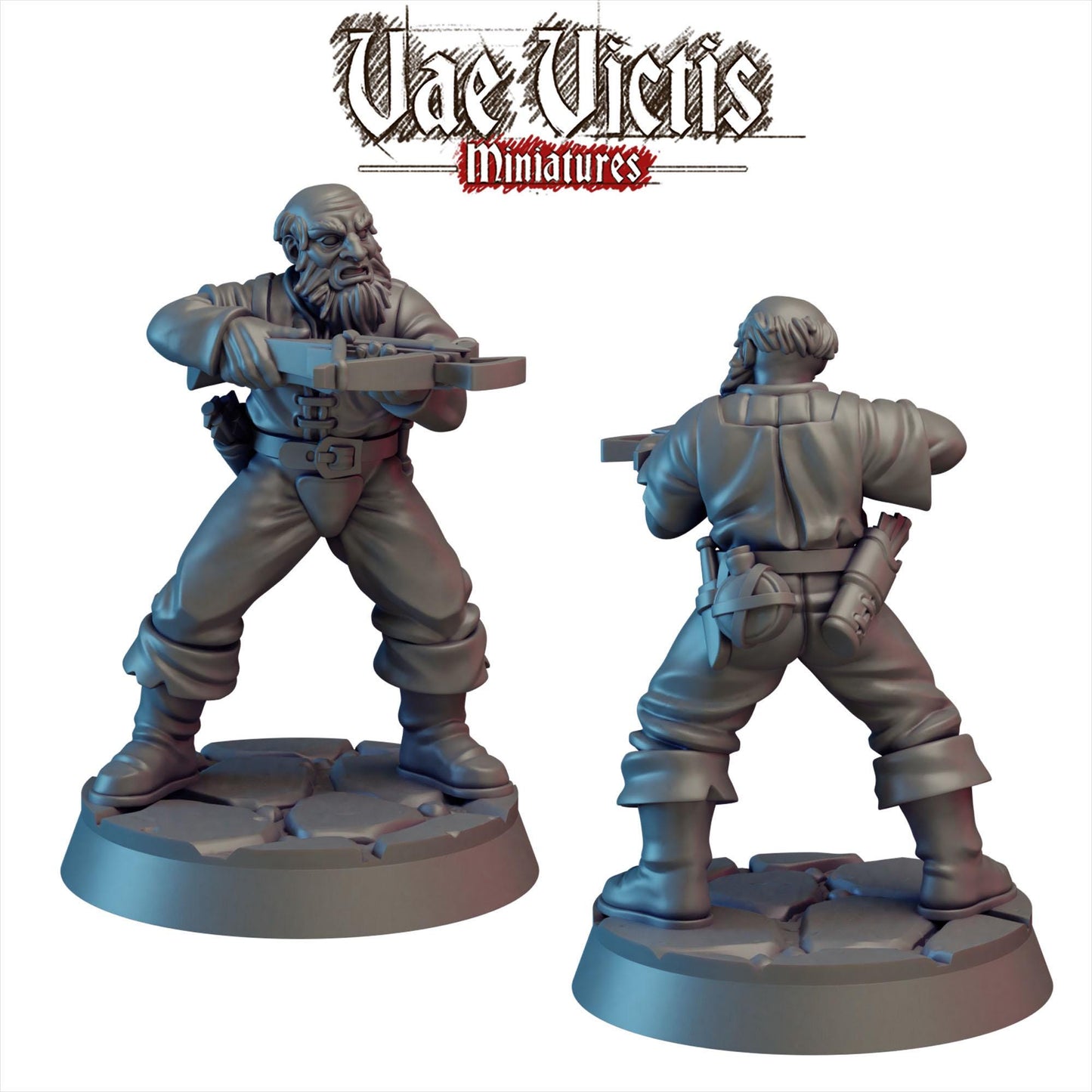 Mountain Warriors, Cursed City Mercenaries by Vae Victis, perfect for Fantasy Wargames and Tabletop RPGs
