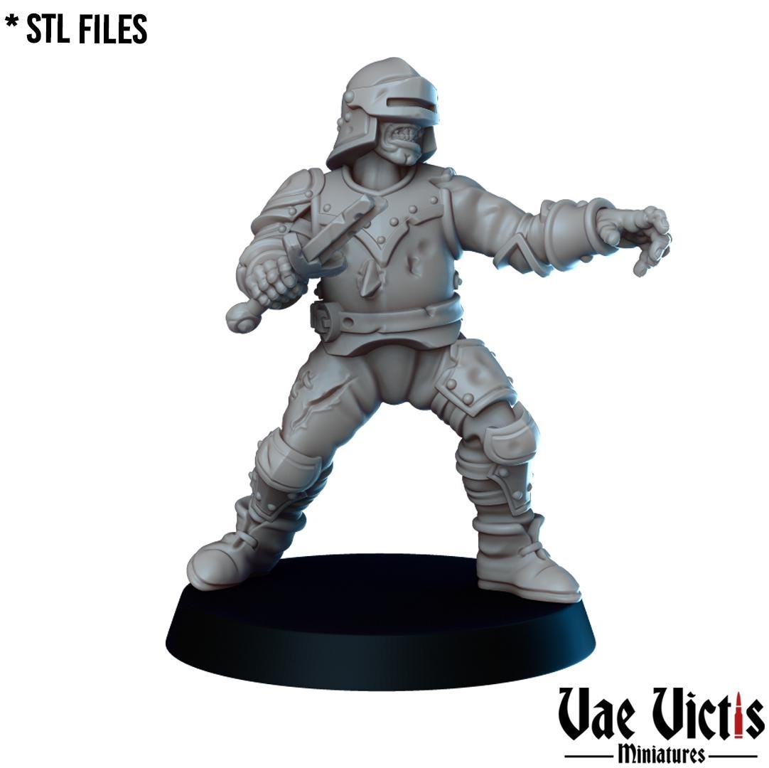 Undead Guard, Adventurers and Mercenaries by Vae Victis, perfect for Fantasy Wargames and Tabletop RPGs
